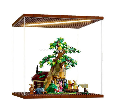 Custom acrylic illuminated collectibles display case