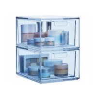 Custom acrylic stackable beauty storage drawers BMB-335 Custom acrylic stackable beauty storage drawers