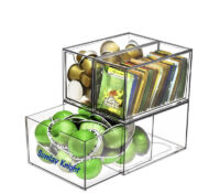 Custom acrylic coffee pod tea bag drawer holder BFD-477 Custom acrylic coffee pod tea bag drawer holder