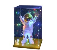 Custom acrylic illuminated Astronaut model showcase BLD-176 Custom acrylic illuminated Astronaut model showcase