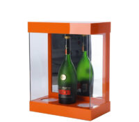 Custom acrylic illuminated wine bottles display box BLD-177 Custom acrylic illuminated wine bottles display box