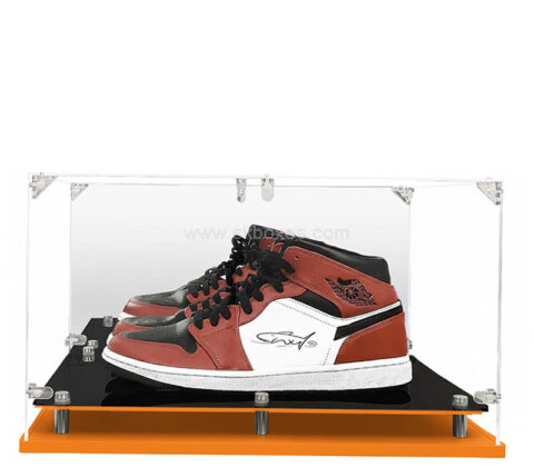 Custom acrylic luxury sneaker display case