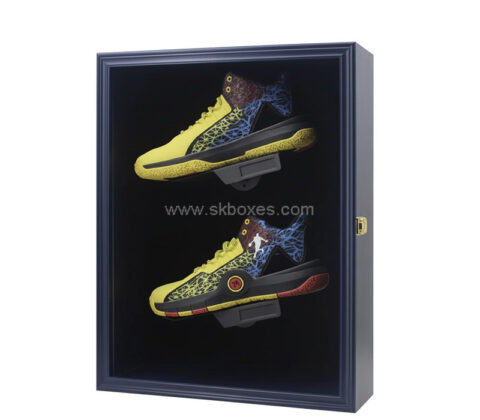 Custom acrylic memorabilia sports shoes display case