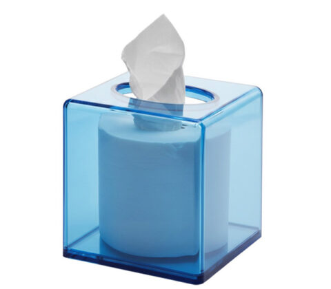 Custom acrylic roll tissue box