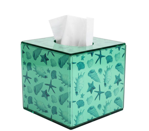 Custom acrylic decorative tissue box