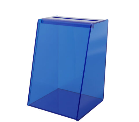 Custom acrylic ballot collection bin