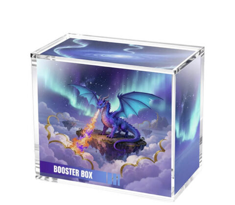 Custom acrylic magnetic booster box