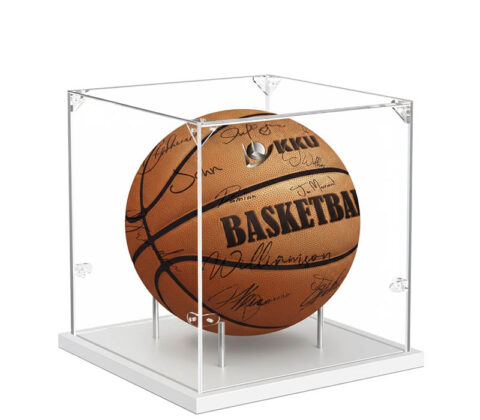 Custom acrylic basketball display case