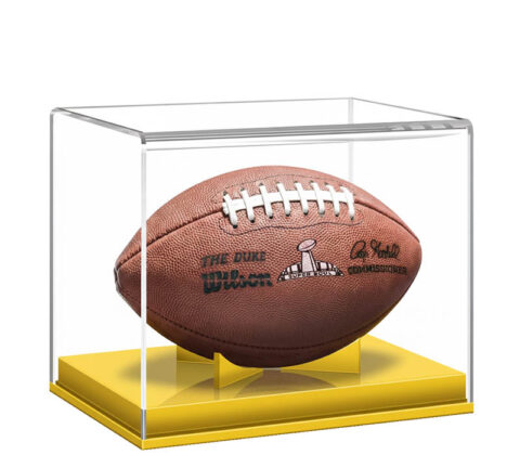 Custom acrylic football display case