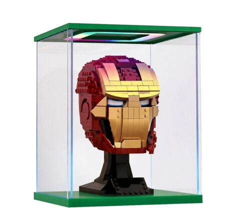 Custom acrylic memorabilia lego illuminated showcase