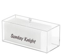 Custom acrylic pad storage box with lid BMB-342 Custom acrylic pad storage box with lid
