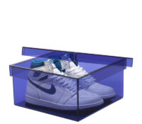Custom acrylic shoes storage box BSB-055 Custom acrylic shoes storage box