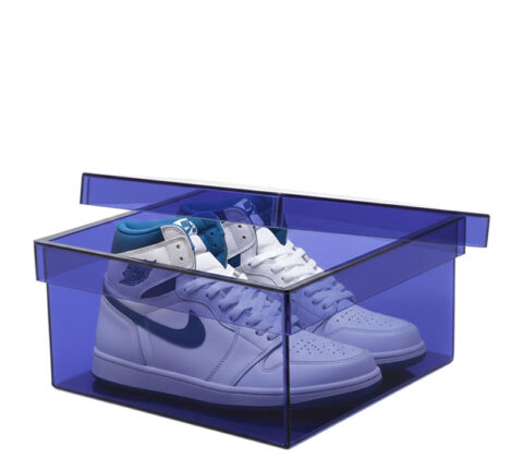 Custom acrylic shoes storage box