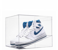 Custom acrylic sports shoes storage box BSB-056 Custom acrylic sports shoes storage box