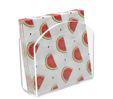 Custom acrylic napkin holder for table