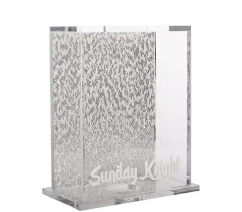 Custom acrylic donation charity box