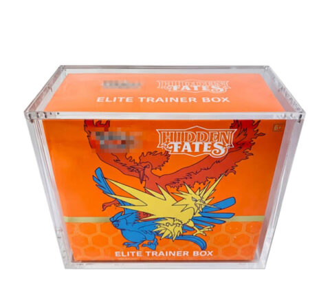 Custom acrylic pokemon booster elite trainer display box