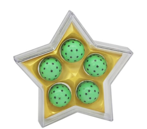 Custom acrylic star shaped chocolate box with lid