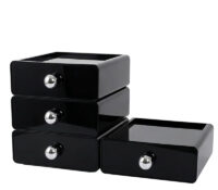 Custom acrylic makeup stackable drawers box BMB-346 Custom acrylic makeup stackable drawers box