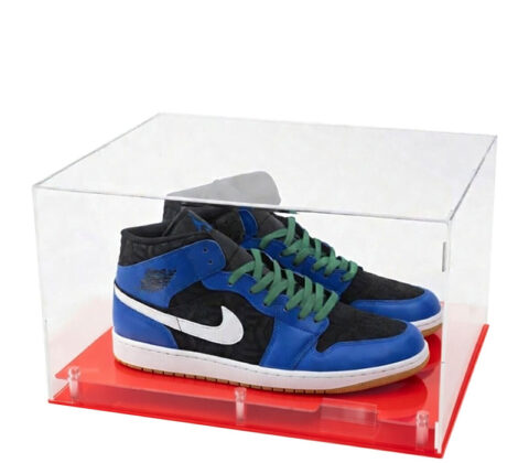 Custom acrylic sports shoe display box