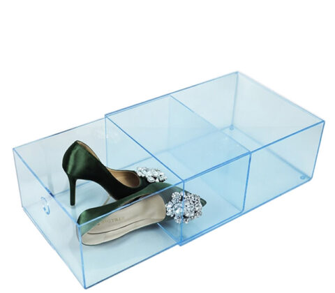 Custom acrylic luxury high heels drawer box