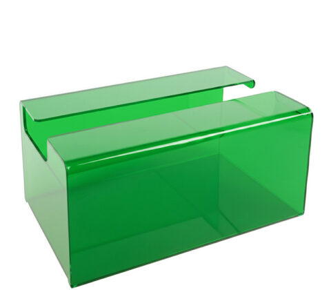 Custom acrylic facial tissue dispenser box