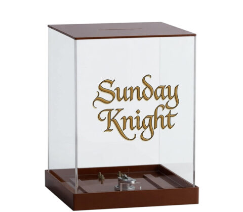 Custom plexiglass election ballot box