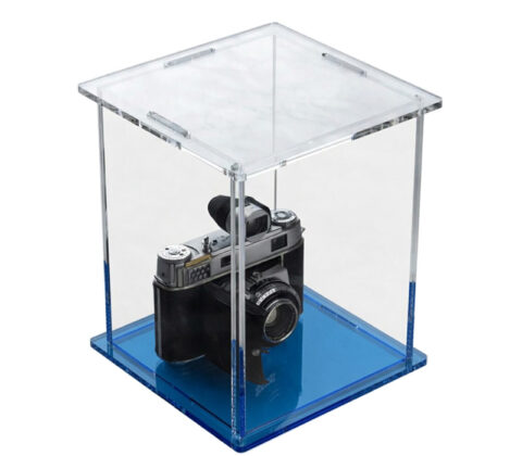 Custom acrylic camera display case