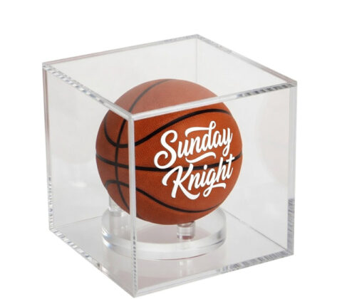 Custom acrylic basketball showcase