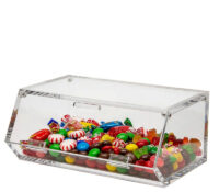 Custom acrylic pentagon candy storage box BFD-501 Custom acrylic pentagon candy storage box