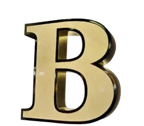 Custom acrylic 3D LED letter sign