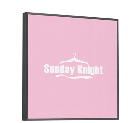 Custom acrylic wall AD display LED light box