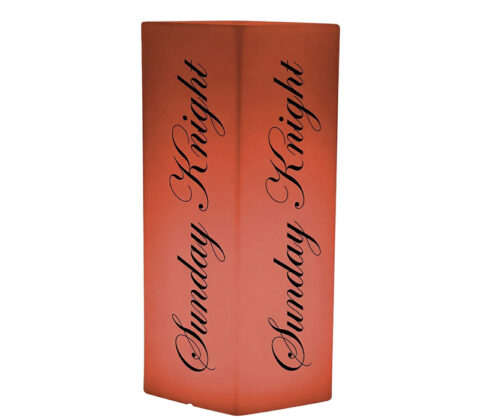 Custom acrylic retail shop trade show booth signage light box