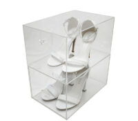 Custom acrylic high-heeled sandals storage box BSB-071 Custom acrylic high-heeled sandals storage box