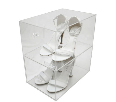 Custom acrylic high-heeled sandals storage box