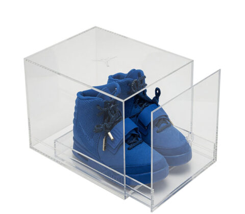 Custom acrylic shoe drawer storage box