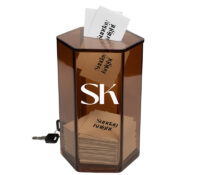 Custom hexagon plexiglass ballot election box BBS-923 Custom hexagon plexiglass ballot election box
