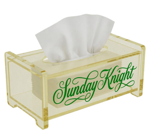 Custom acrylic hotel luxury napkin holder box