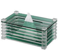 Custom acrylic high end napkin holder box BTB-395 Custom acrylic high end napkin holder box
