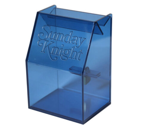 Custom plexiglass ballot box with padlock & key