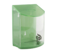 Custom acrylic wall money collection container BDB-452 Custom acrylic wall money collection container