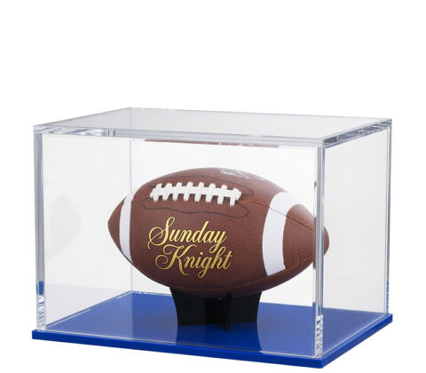 Custom acrylic football display box