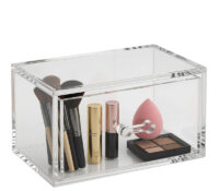 Custom acrylic skincare cosmetics drawer box BMB-370 Custom acrylic skincare cosmetics drawer box