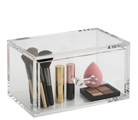 Custom acrylic skincare cosmetics drawer box