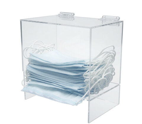 Custom acrylic facial mask storage organizer