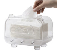Custom acrylic cute napkin holder box BTB-409 Custom acrylic cute napkin holder box