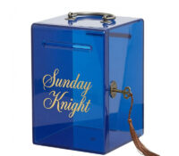 Custom acrylic election proposal box box with carrying handle BBS-939 Custom acrylic election proposal box box with carrying handle
