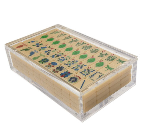Custom acrylic American Mahjong storage display box