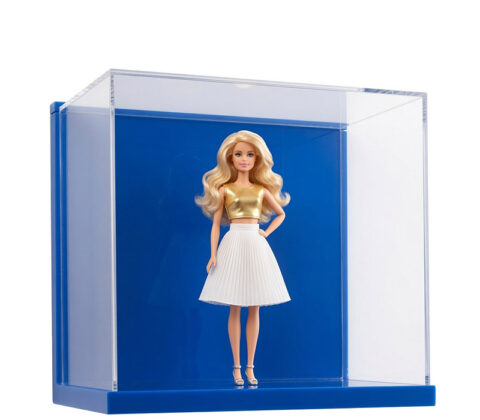 Custom acrylic wall doll display box
