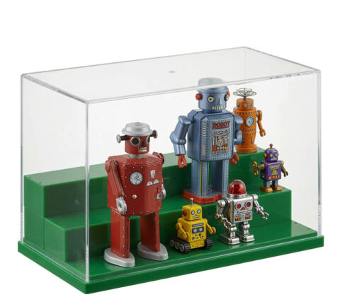 Custom acrylic 3 tiers collectible display case